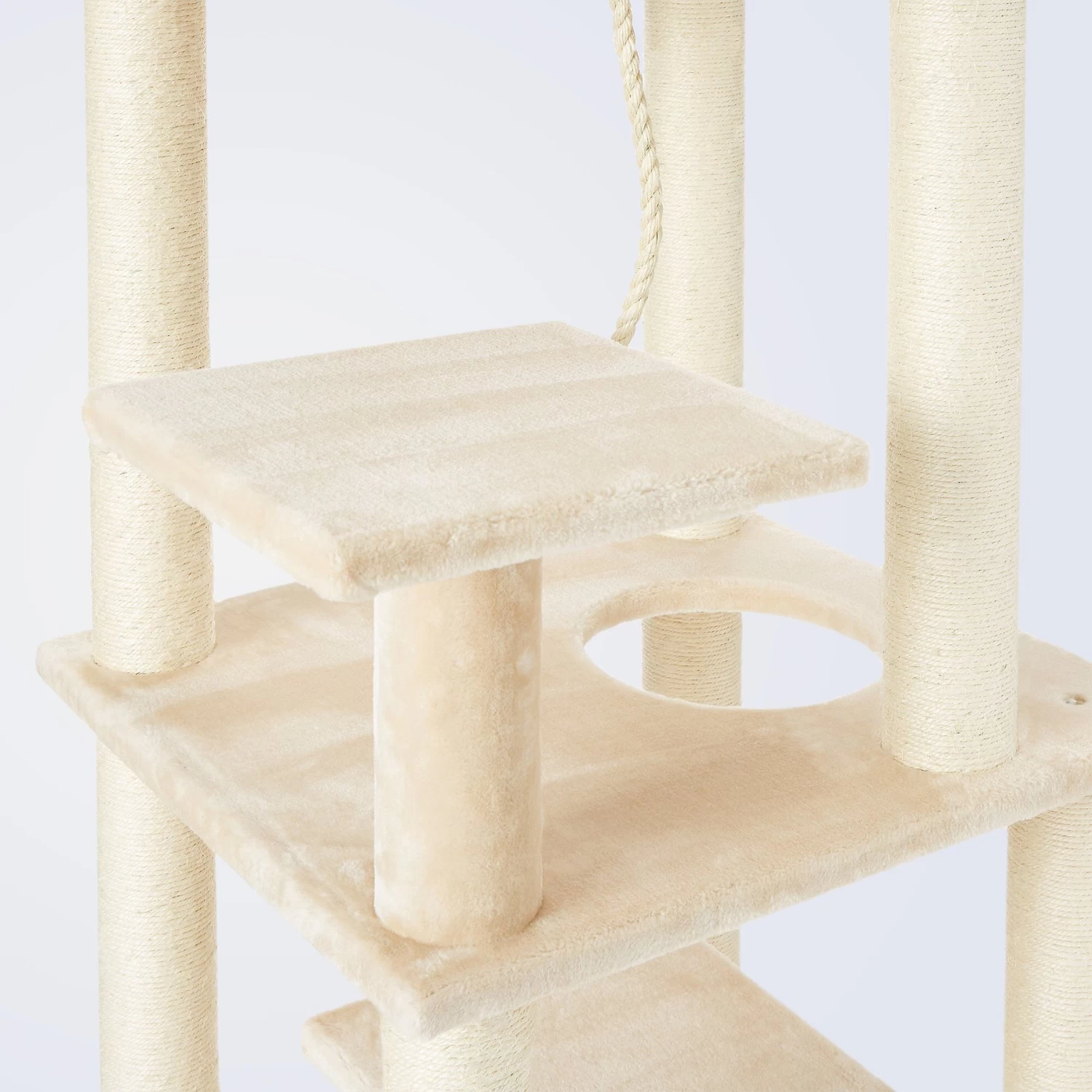 Frisco 78-in Faux Fur Cat Tree & Condo - Image 3