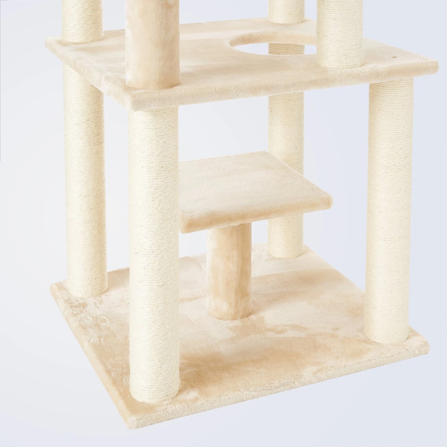 Frisco 78-in Faux Fur Cat Tree & Condo - Image 5