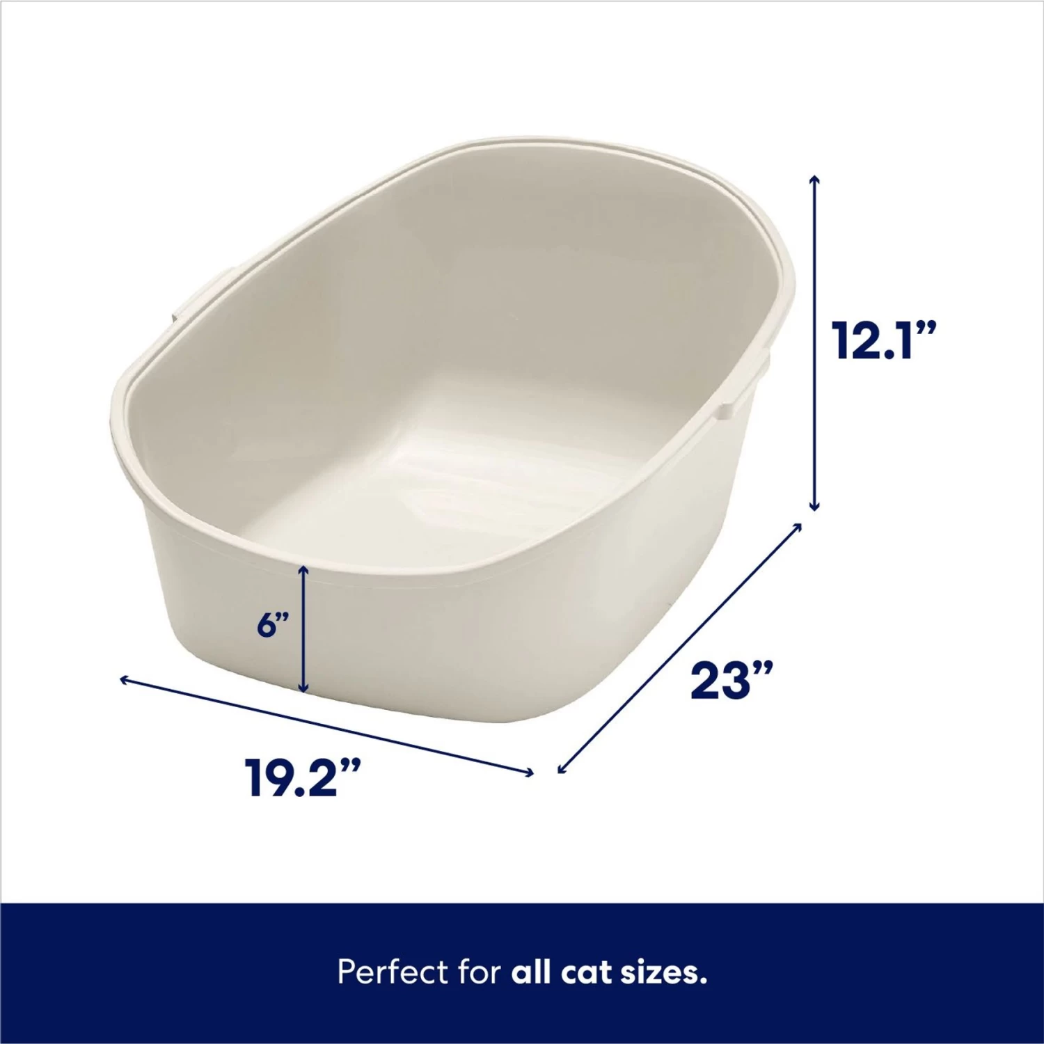 Frisco High Back Cat Litter Box, Extra Large - Image 2