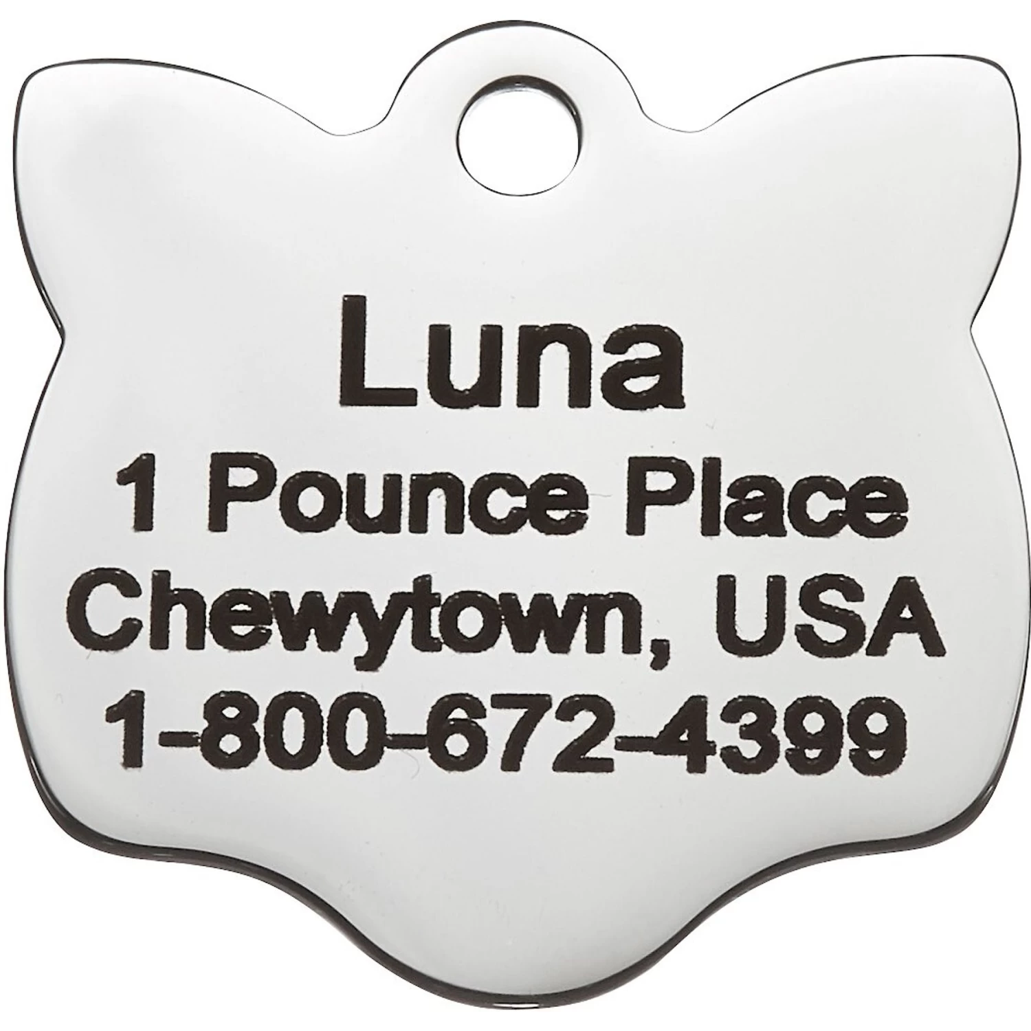 Frisco Stainless Steel Personalized Cat ID Tag, Cat - Image 3