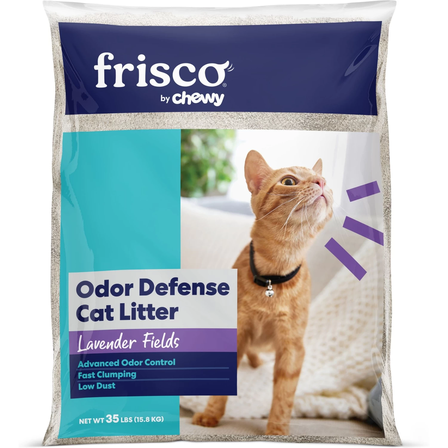 Frisco Odor Defense Lavender Fields Scented Clumping Clay Cat Litter