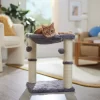 Frisco 20-in Faux Fur Cat Tree