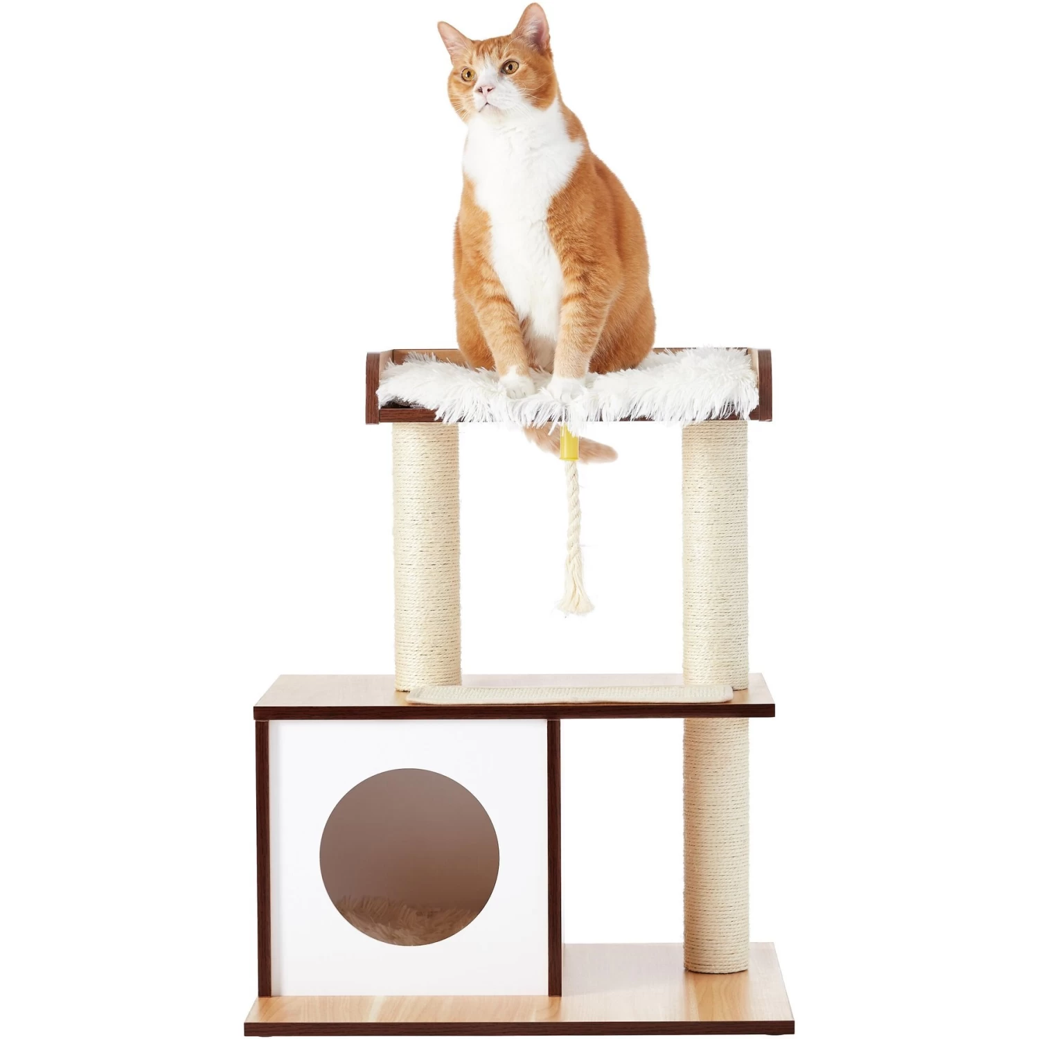 Frisco 28.5-in Modern Cat Tree & Condo - Image 5