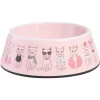 Frisco Pink Cute Cats Melamine Bowl