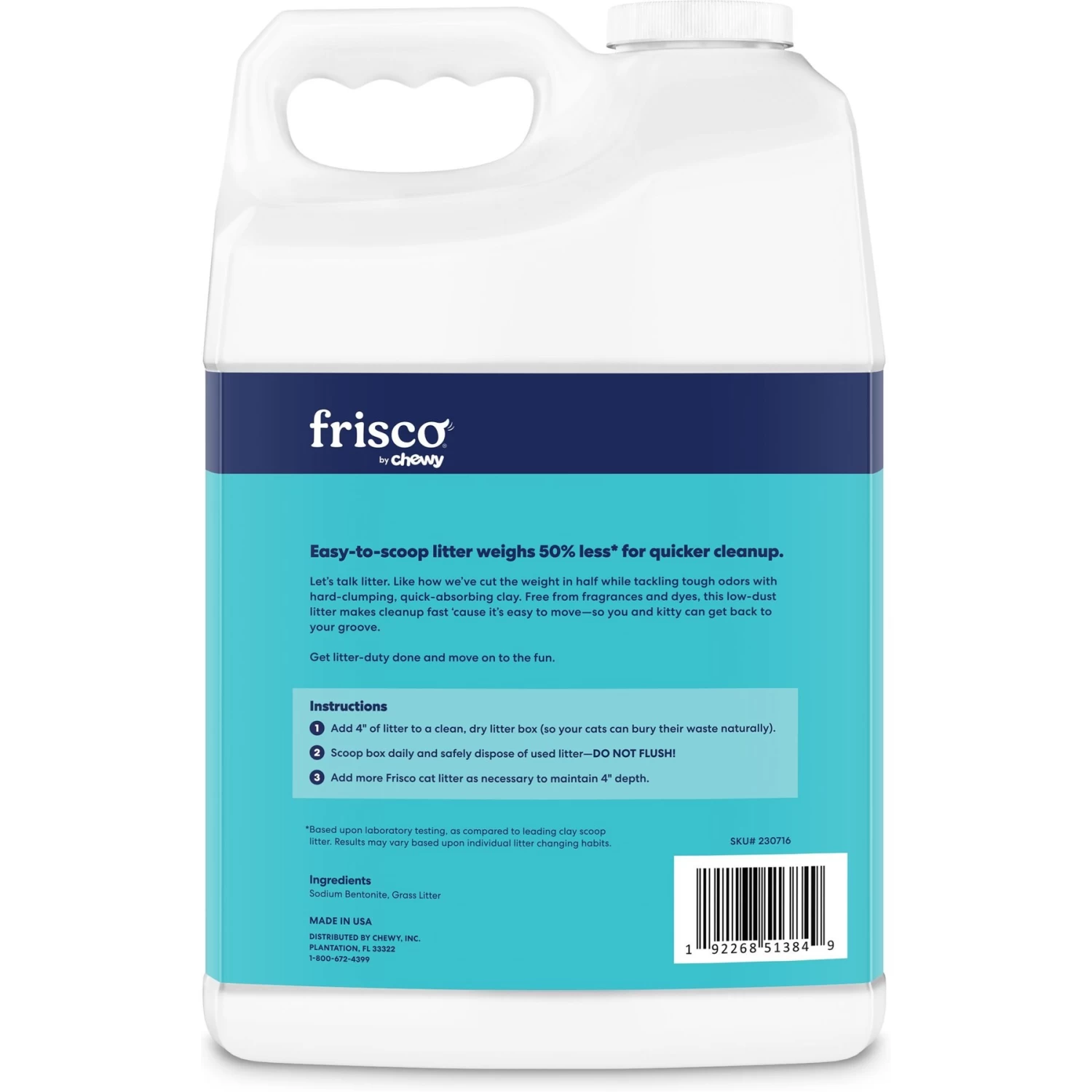 Frisco Lightweight Unscented Clumping Cat Litter - Image 3