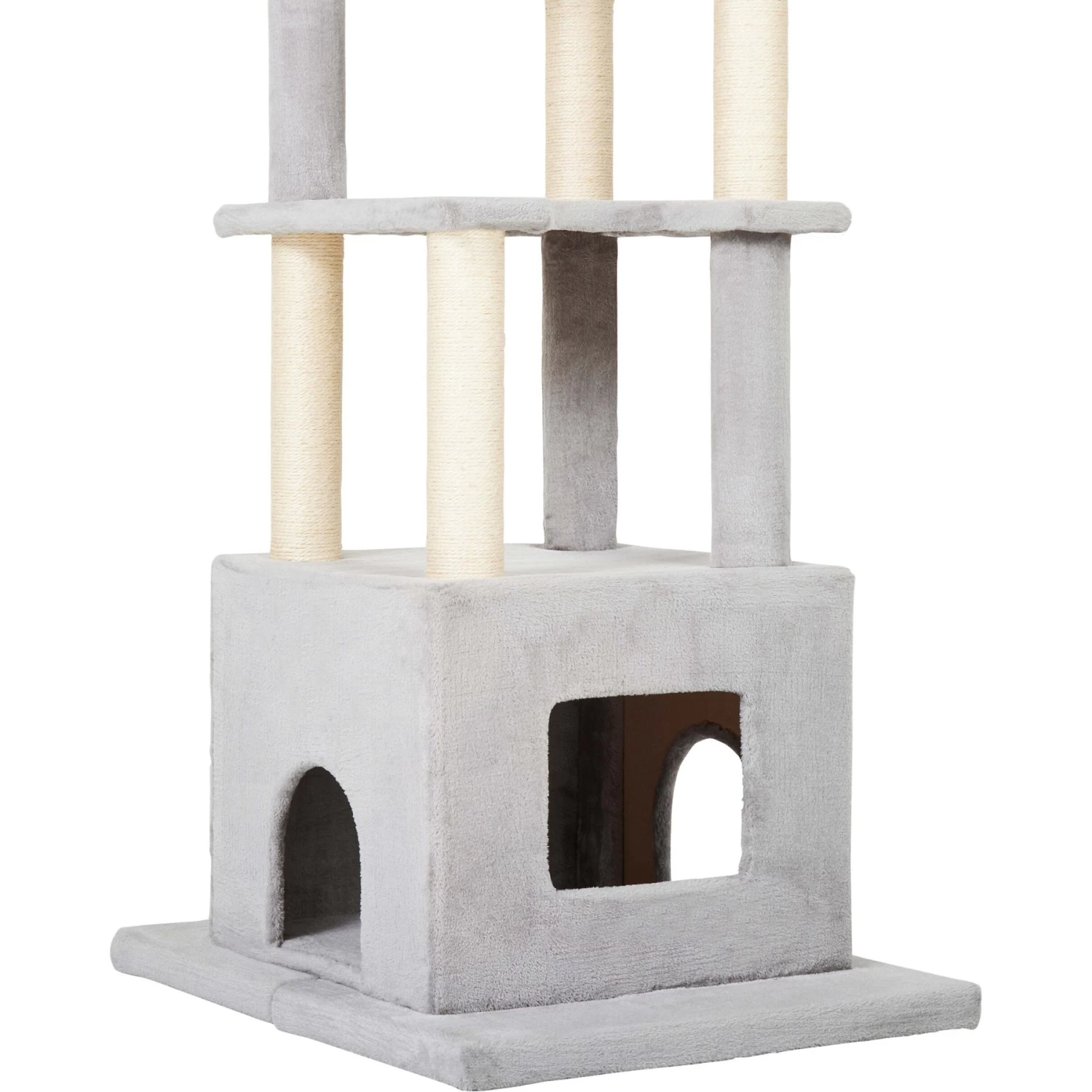 Frisco 80-in Faux Fur Cat Tree & Condo - Image 4