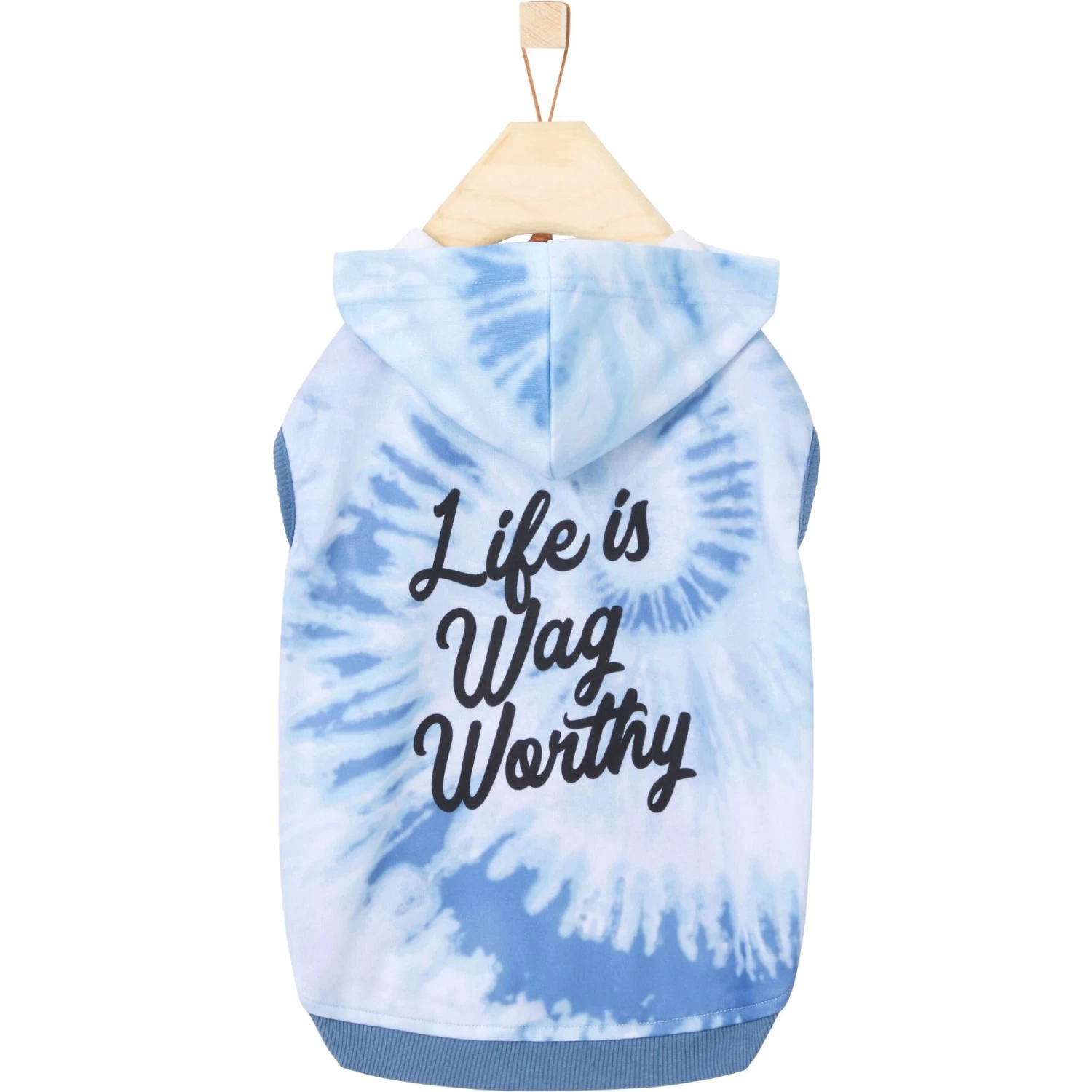 Frisco Life Is Wag Worthy Tiedye Print Dog & Cat Hoodie - Image 4