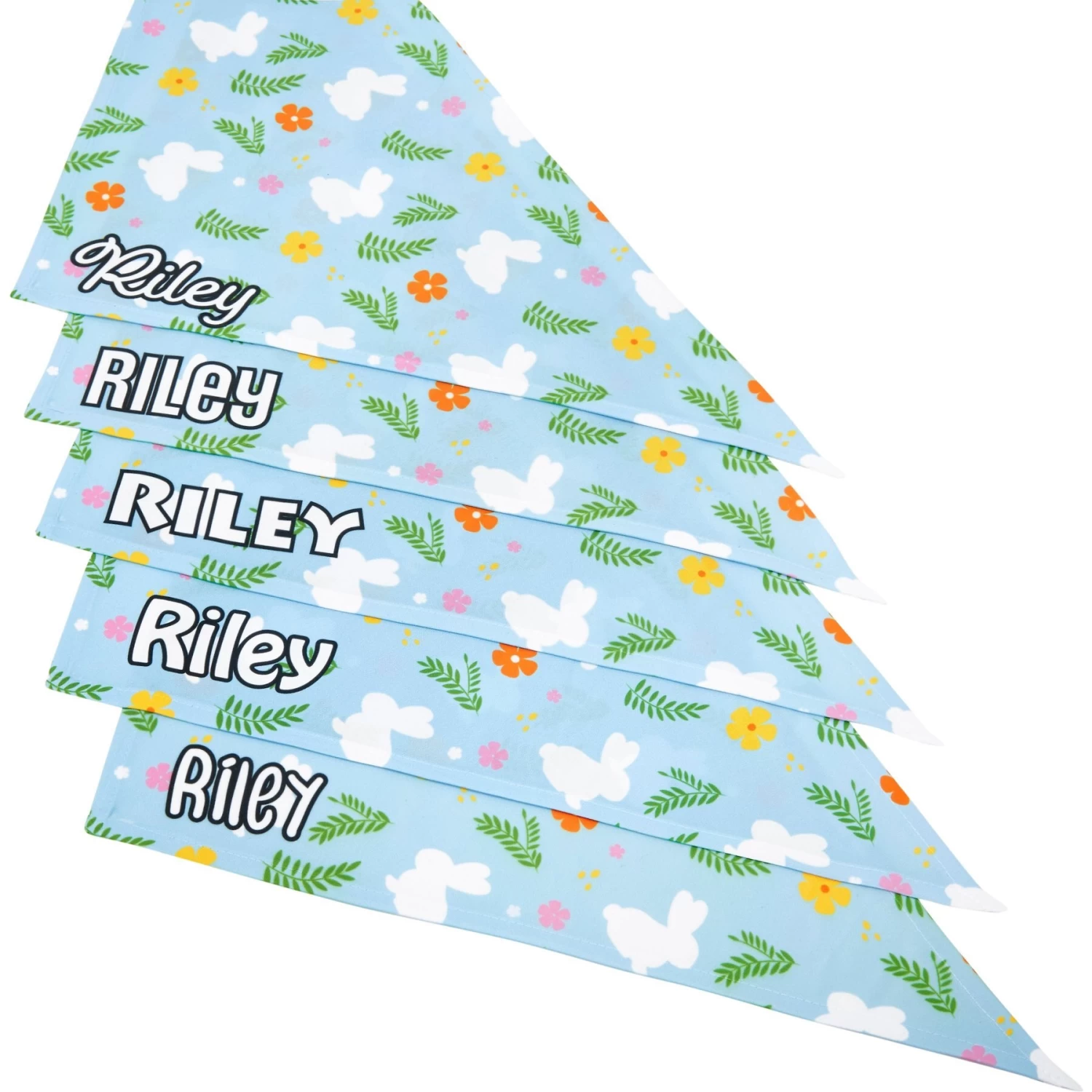 Frisco Easter Bunny Personalized Dog & Cat Bandana - Image 5