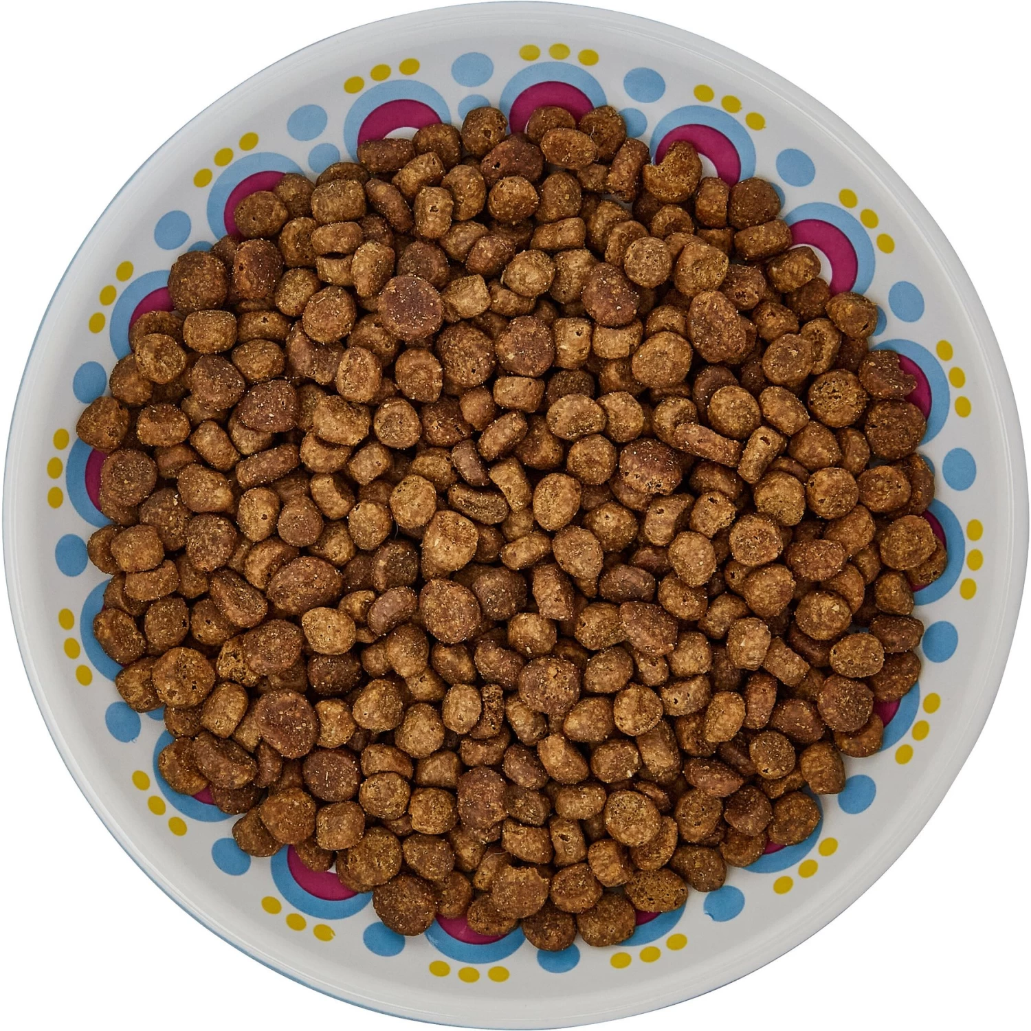 Frisco Kaleidoscope Pattern Non-skid Ceramic Cat Dish - Image 6