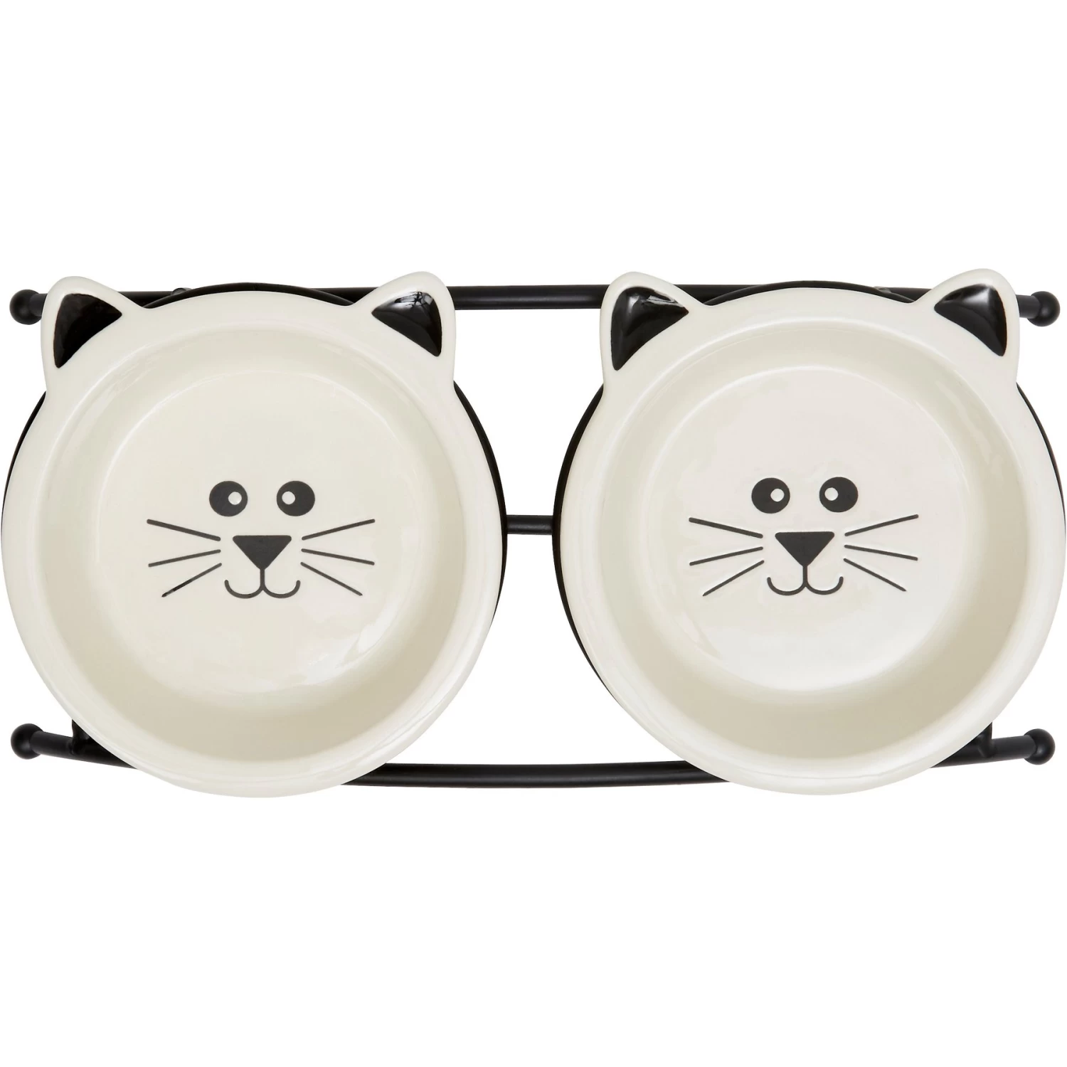Frisco Cat Face Non-skid Elevated Double Ceramic Cat Bowl - Image 5