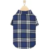 Frisco Navy Plaid Dog & Cat Flannel Shirt