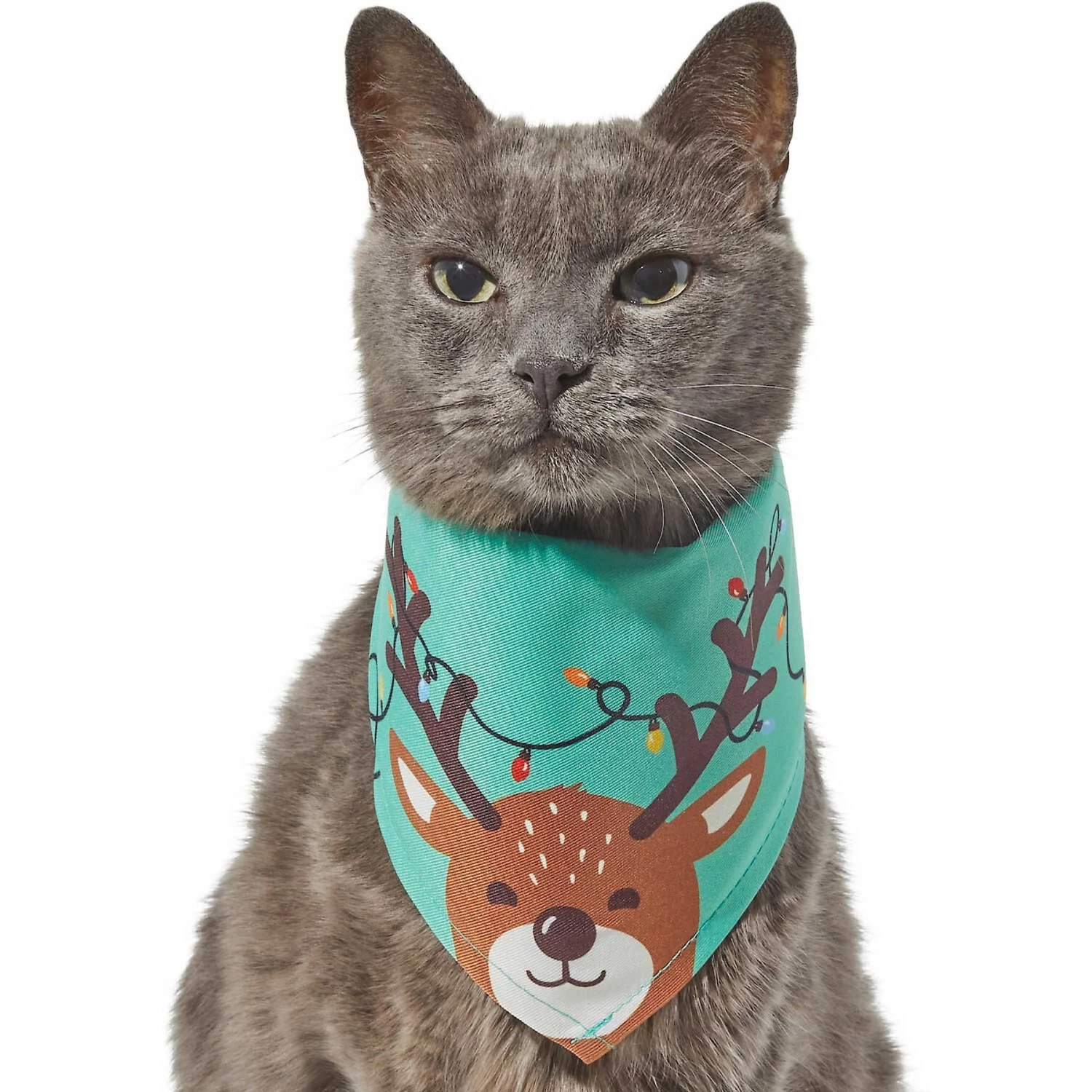 Frisco Peekaboo Reindeer Dog & Cat Bandana - Image 3