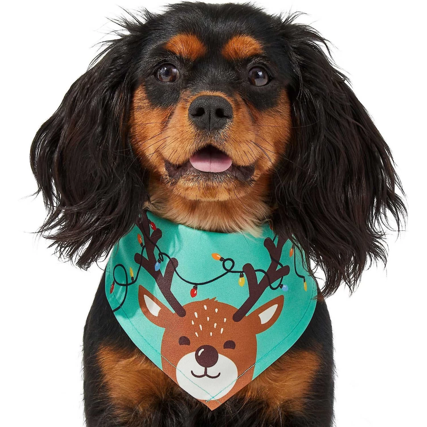 Frisco Peekaboo Reindeer Dog & Cat Bandana - Image 4