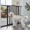 Frisco Metal Pattern Extra Wide Auto-close Dog Gate