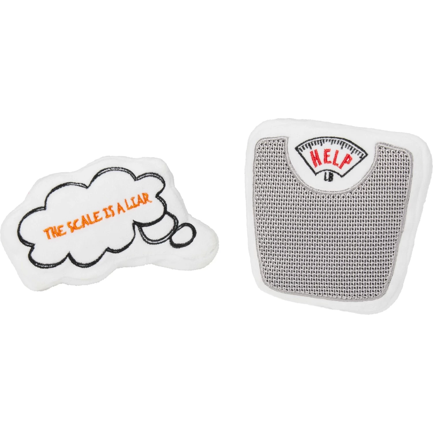 Frisco Scale & Message Bubble Plush Cat Toy With Catnip, 2 Count