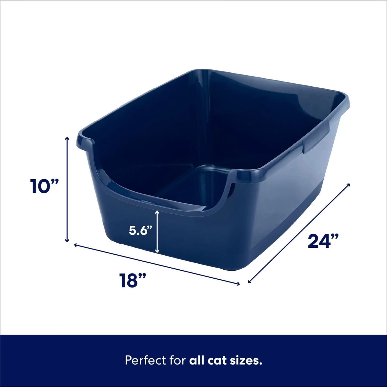 Frisco High Sided Cat Litter Box, Extra Large & World's Best Multi-Cat Unscented Clumping Corn Cat Litter - Image 3