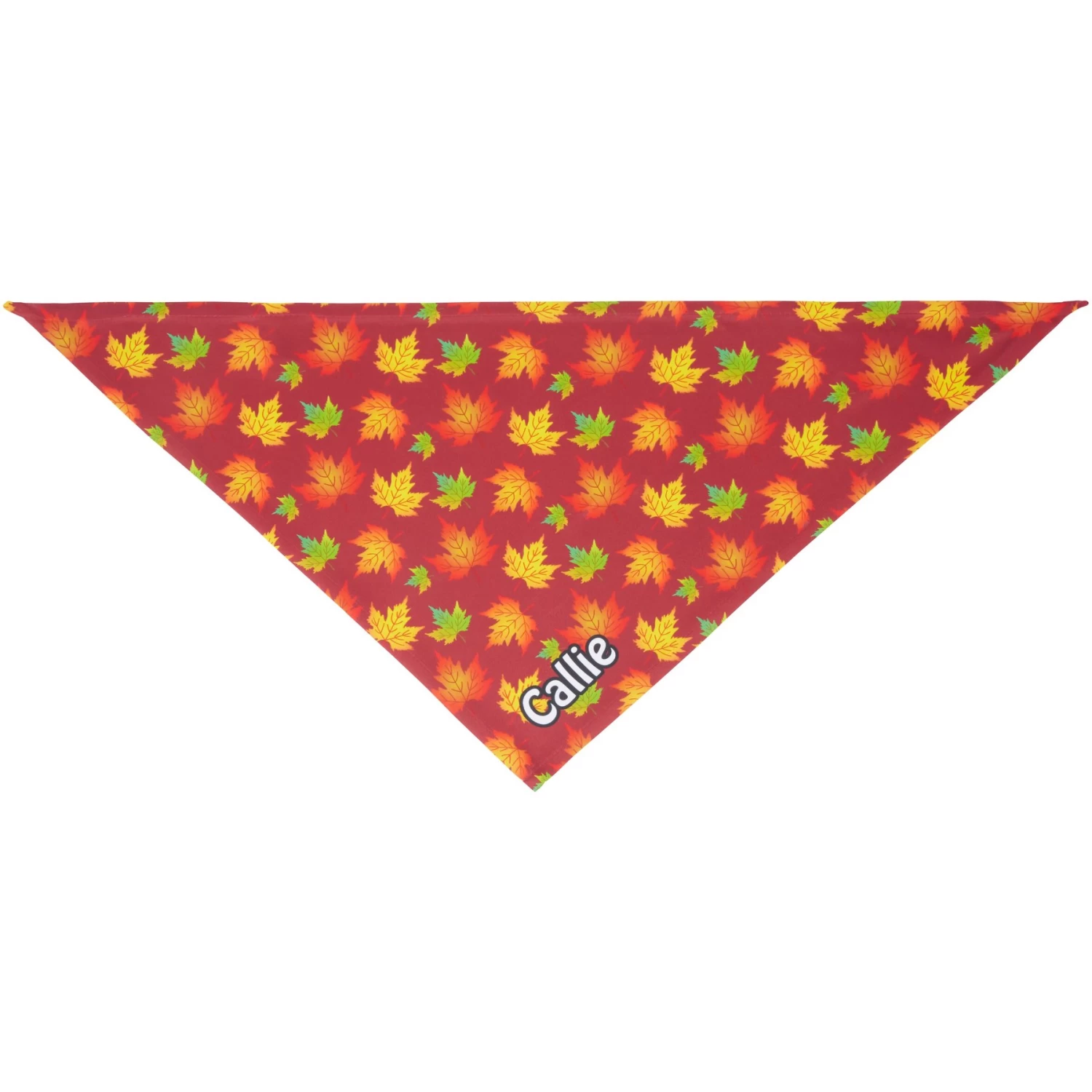 Frisco Fall Leaves Personalized Dog & Cat Bandana - Image 4