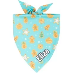 Frisco Gingerbread Cookie Personalized Dog & Cat Bandana