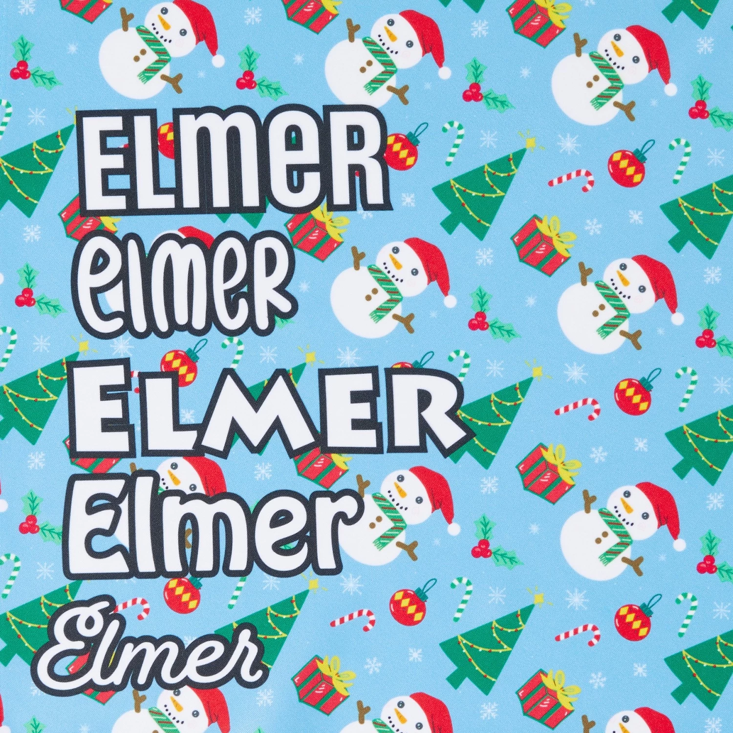 Frisco Snowman & Presents Personalized Dog & Cat Bandana - Image 5