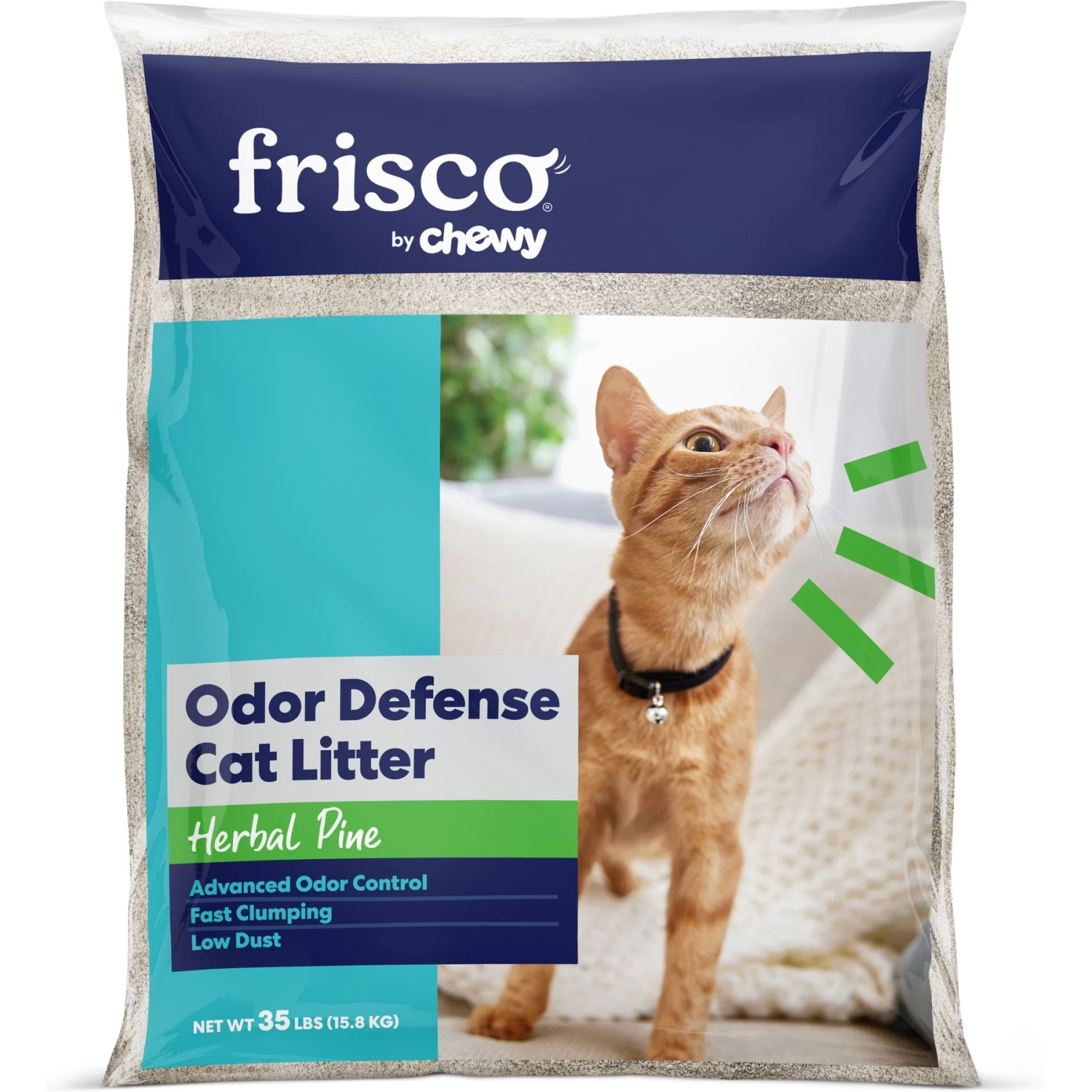 Frisco Odor Defense Herbal Pine Scented Clumping Clay Cat Litter