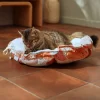 Frisco Calico Cat Design Adjustable Cat Bolster Bed