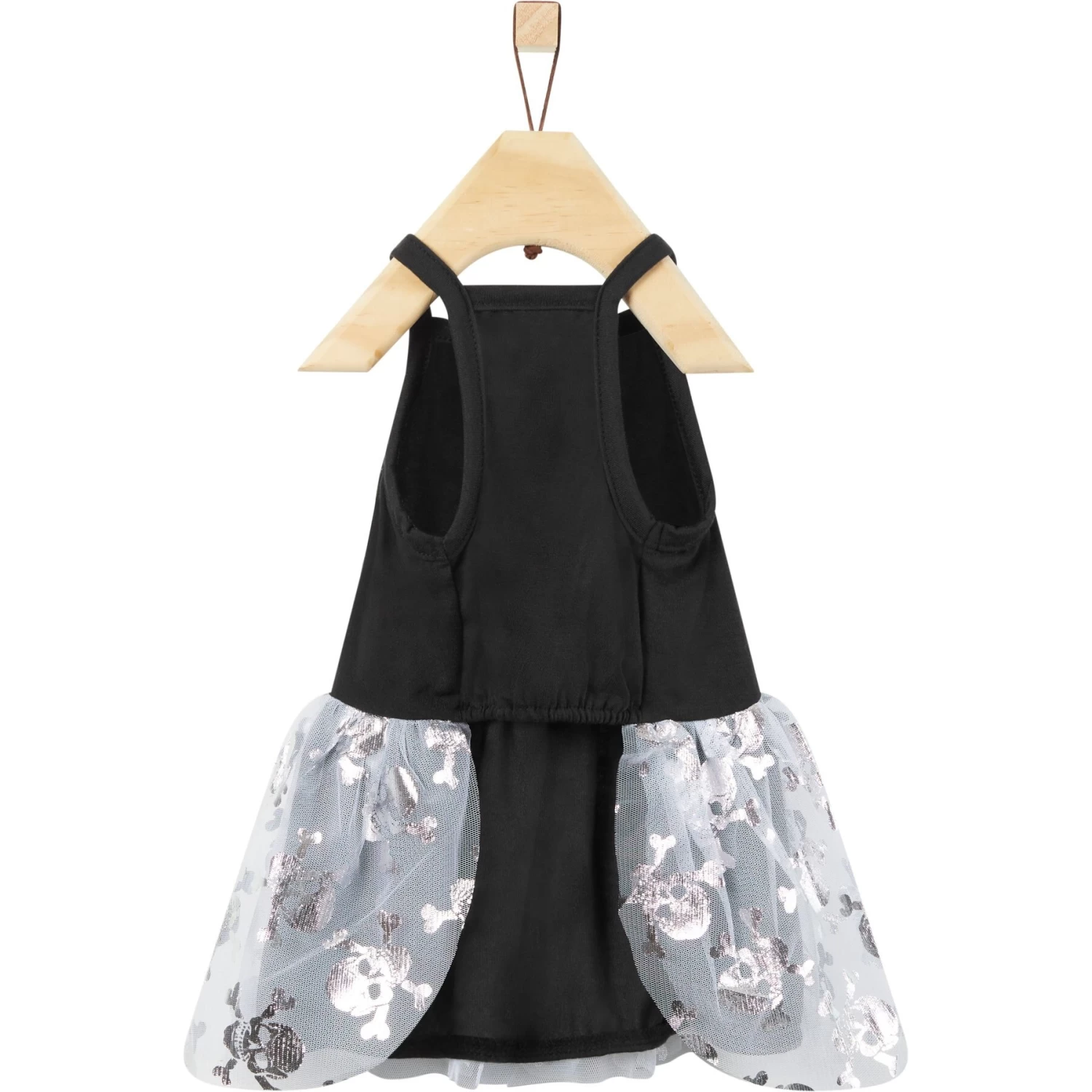 Frisco Silver Metallic Skull Dog & Cat Dress - Image 4