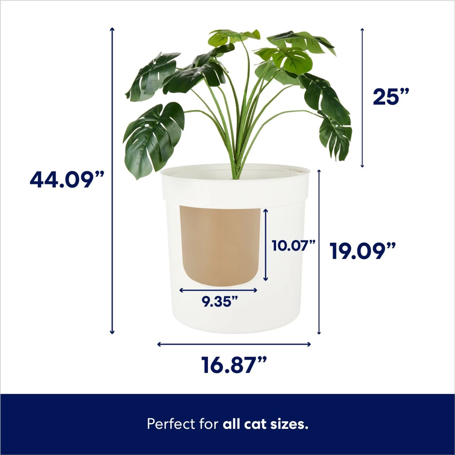 Frisco Hidden Planter Cat Litter Box, 16-in - Image 2
