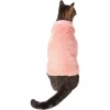 Frisco Lightweight Faux Fur Pink Puffer Dog & Cat Coat
