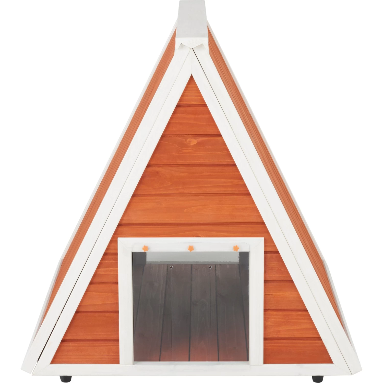 Frisco Outdoor Wooden A-Frame Cat House - Image 3