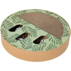 Frisco Interactive Maze & Scratch Cardboard Cat Toy Box With Catnip, Palms