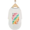 Frisco Good Vibes Only Dog & Cat T-Shirt