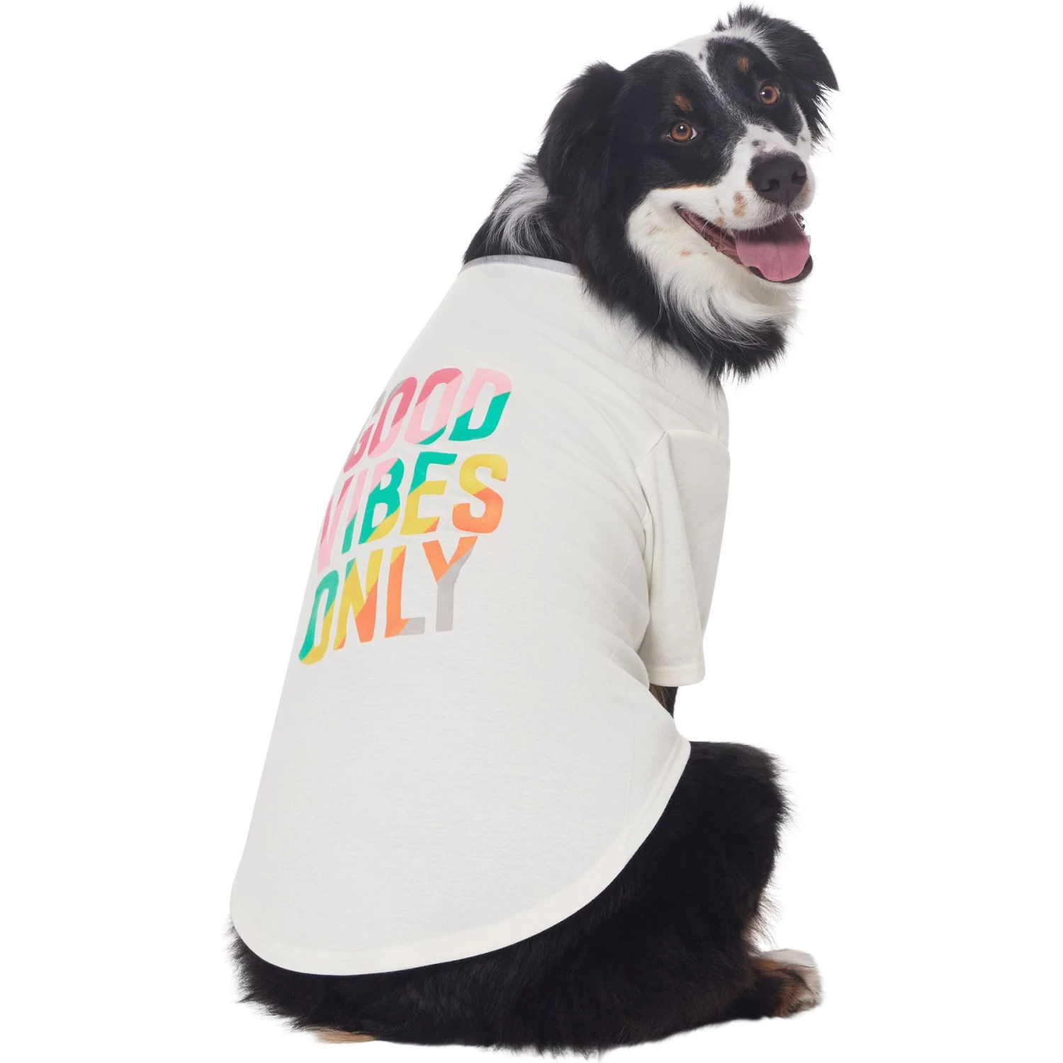Frisco Good Vibes Only Dog & Cat T-Shirt - Image 4