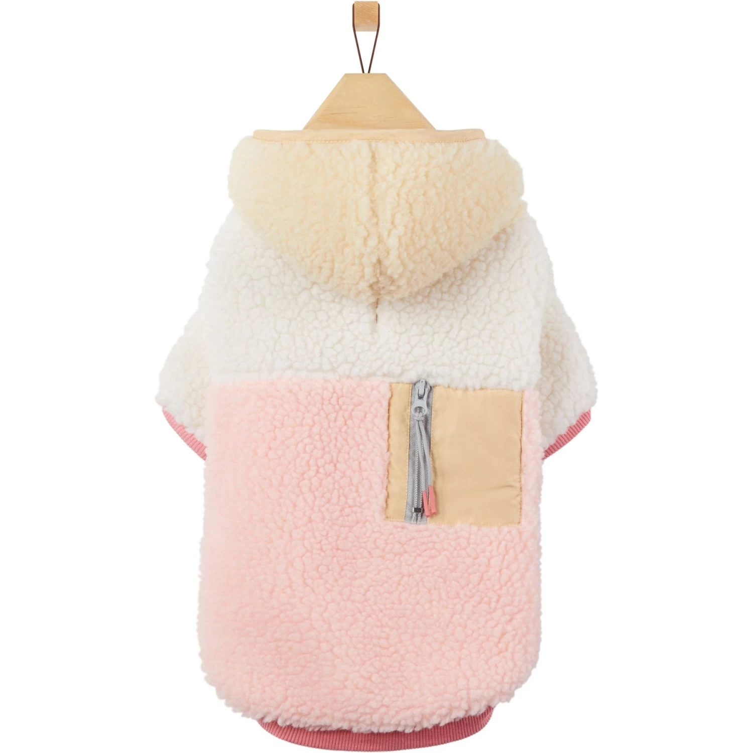 Frisco Colorblock Fleece Dog & Cat Hoodie W/ Pocket - Image 4