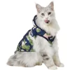 Frisco Medium Weight Urban City Camo Printed Dog & Cat Hooded Coat