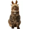 Frisco Sherpa Reindeer Dog & Cat Hat With Bells